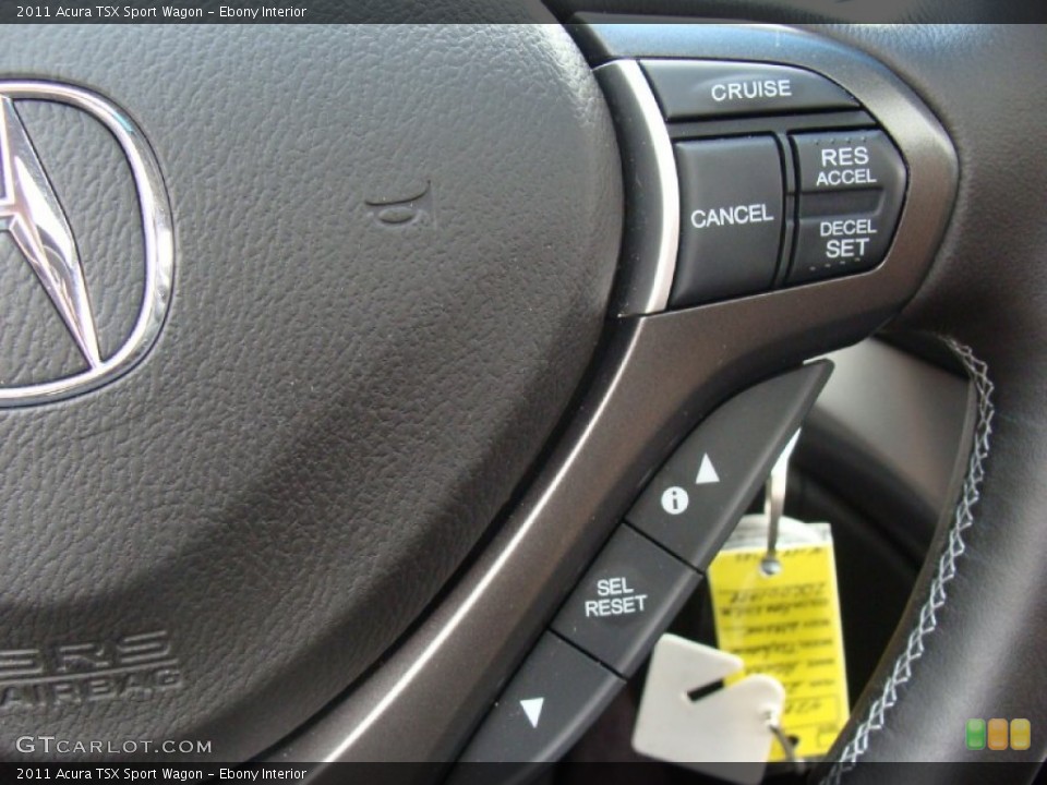 Ebony Interior Controls for the 2011 Acura TSX Sport Wagon #54820015