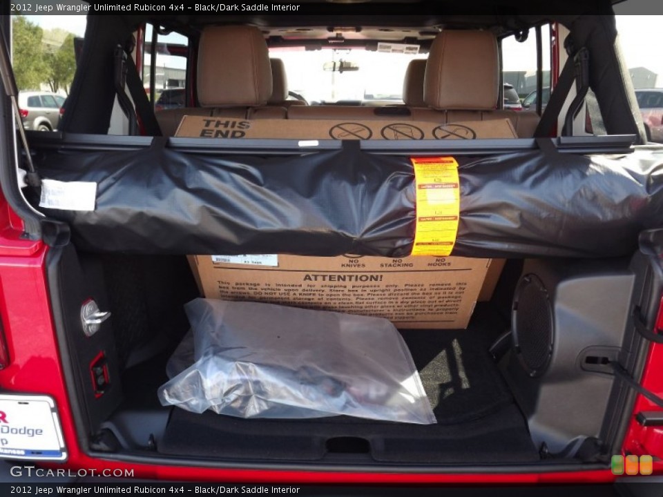Black/Dark Saddle Interior Trunk for the 2012 Jeep Wrangler Unlimited Rubicon 4x4 #54820915