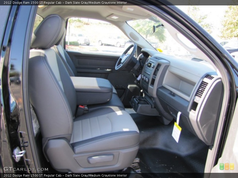 Dark Slate Gray/Medium Graystone Interior Photo for the 2012 Dodge Ram 1500 ST Regular Cab #54821462
