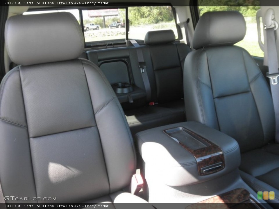 Ebony Interior Photo for the 2012 GMC Sierra 1500 Denali Crew Cab 4x4 #54824074