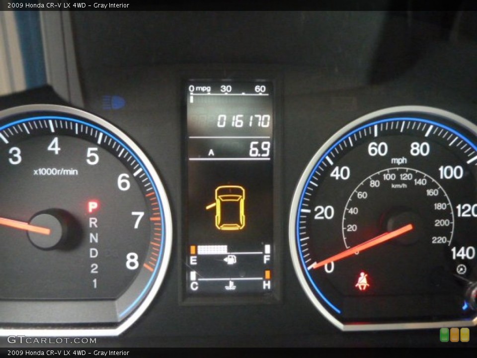 Gray Interior Gauges for the 2009 Honda CR-V LX 4WD #54826908