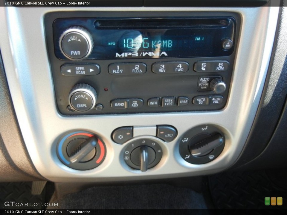 Ebony Interior Audio System for the 2010 GMC Canyon SLE Crew Cab #54827491