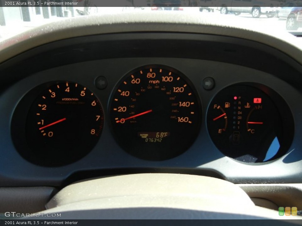 Parchment Interior Gauges for the 2001 Acura RL 3.5 #54827689