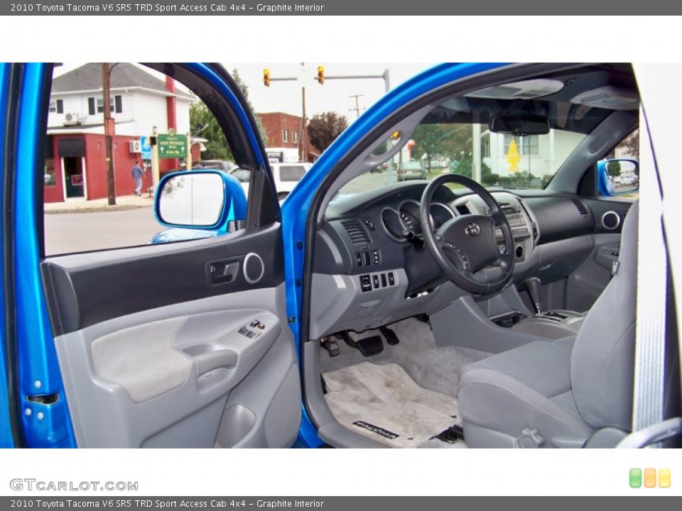Graphite Interior Photo for the 2010 Toyota Tacoma V6 SR5 TRD Sport Access Cab 4x4 #54828229