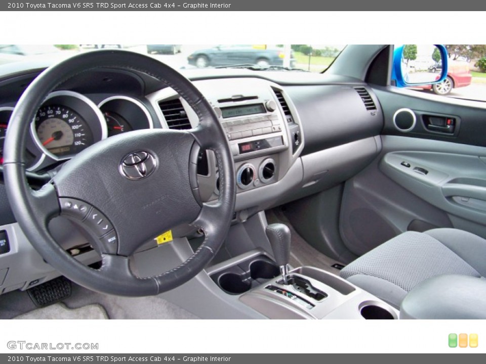 Graphite Interior Dashboard for the 2010 Toyota Tacoma V6 SR5 TRD Sport Access Cab 4x4 #54828247