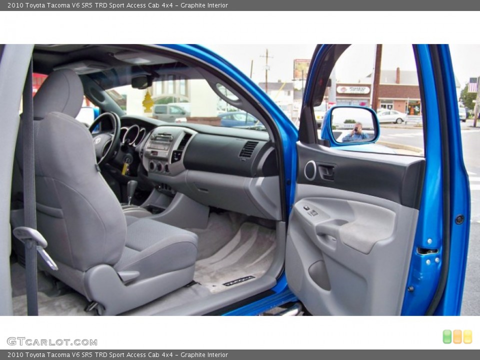 Graphite Interior Photo for the 2010 Toyota Tacoma V6 SR5 TRD Sport Access Cab 4x4 #54828265