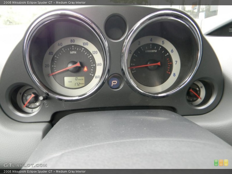 Medium Gray Interior Gauges for the 2008 Mitsubishi Eclipse Spyder GT #54828505
