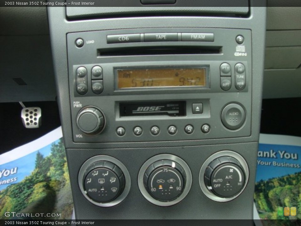 Frost Interior Controls for the 2003 Nissan 350Z Touring Coupe #54828925