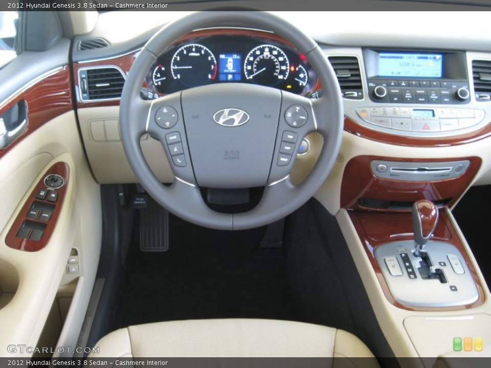 Cashmere Interior Dashboard for the 2012 Hyundai Genesis 3.8 Sedan #54829183