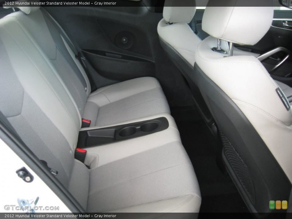 Gray Interior Photo for the 2012 Hyundai Veloster  #54829384