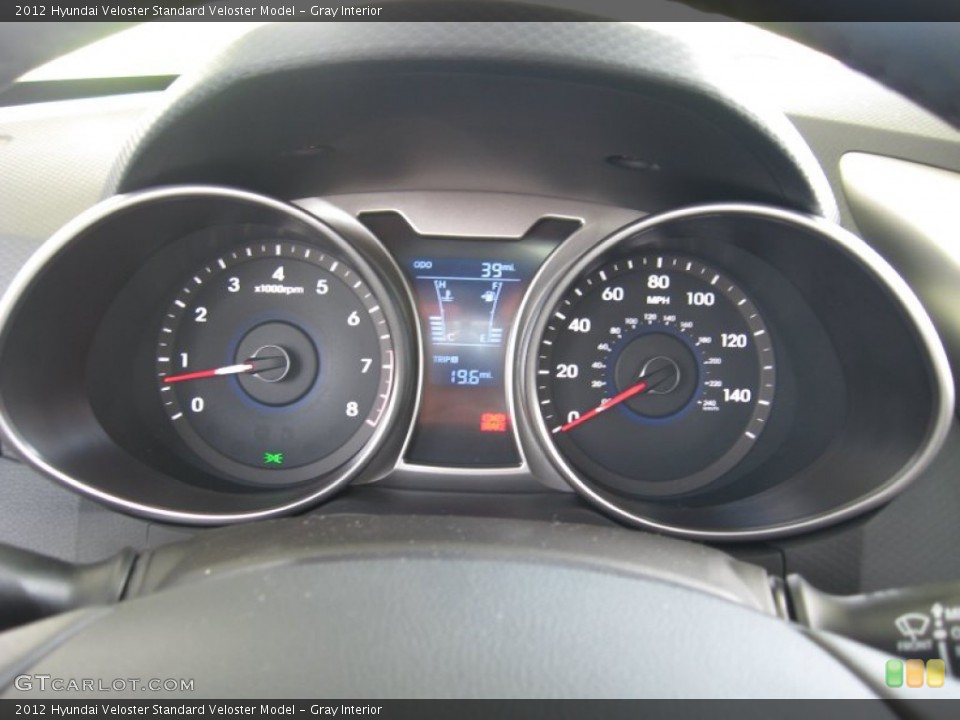 Gray Interior Gauges for the 2012 Hyundai Veloster  #54829477