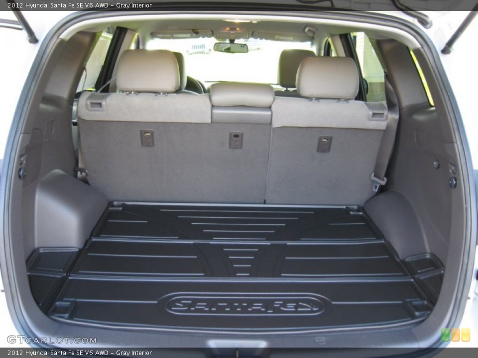 Gray Interior Trunk for the 2012 Hyundai Santa Fe SE V6 AWD #54829579