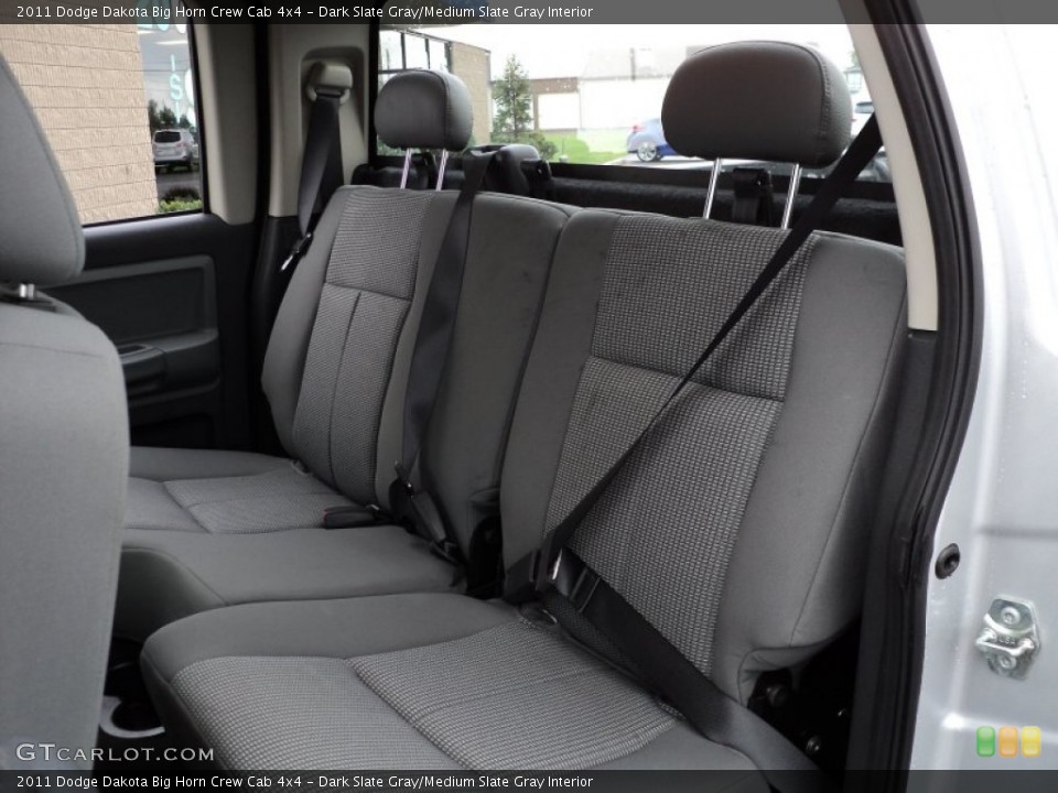 Dark Slate Gray/Medium Slate Gray Interior Photo for the 2011 Dodge Dakota Big Horn Crew Cab 4x4 #54829752