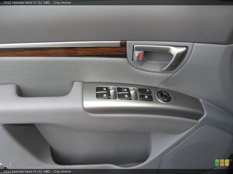 Gray Interior Door Panel for the 2012 Hyundai Santa Fe GLS AWD #54830112