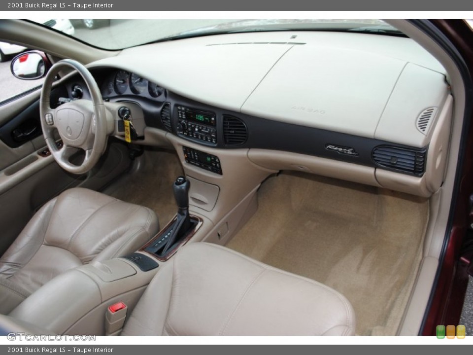 Taupe Interior Dashboard for the 2001 Buick Regal LS #54832327