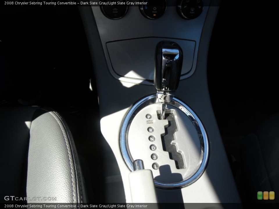 Dark Slate Gray/Light Slate Gray Interior Transmission for the 2008 Chrysler Sebring Touring Convertible #54832450