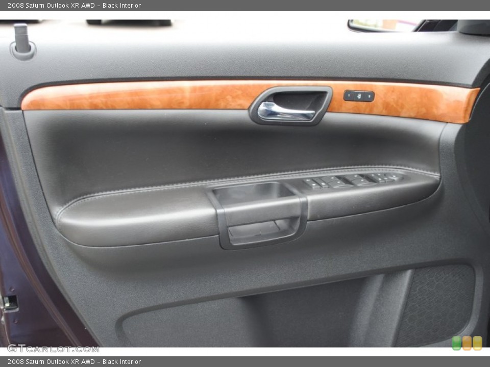 Black Interior Door Panel for the 2008 Saturn Outlook XR AWD #54832954