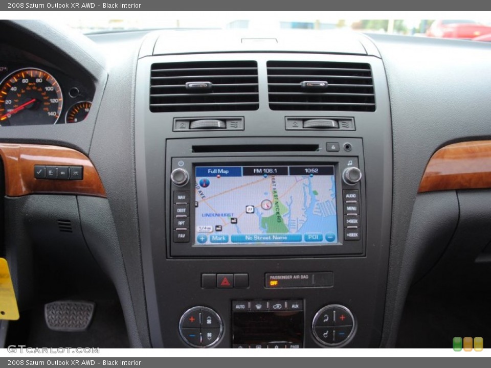 Black Interior Navigation for the 2008 Saturn Outlook XR AWD #54832975