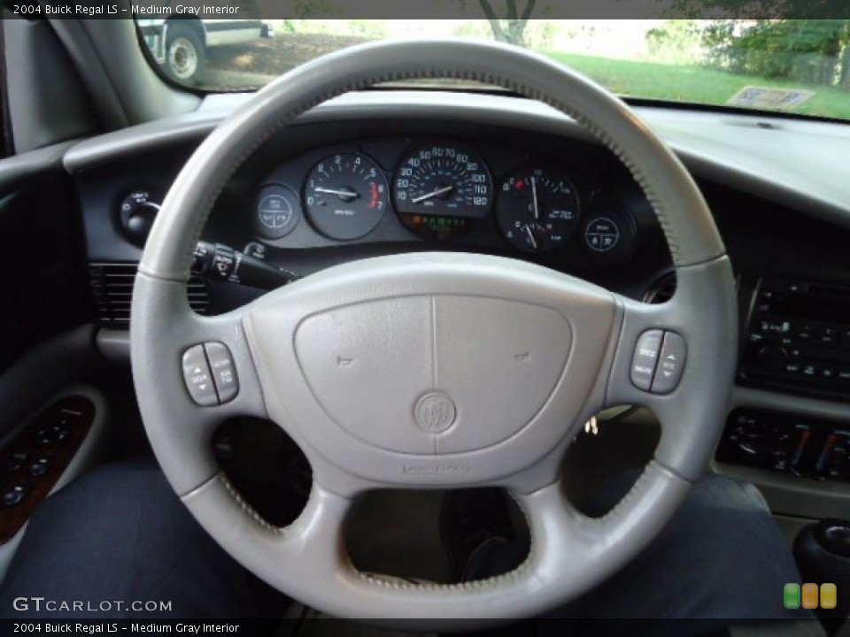 Medium Gray Interior Steering Wheel for the 2004 Buick Regal LS #54833371