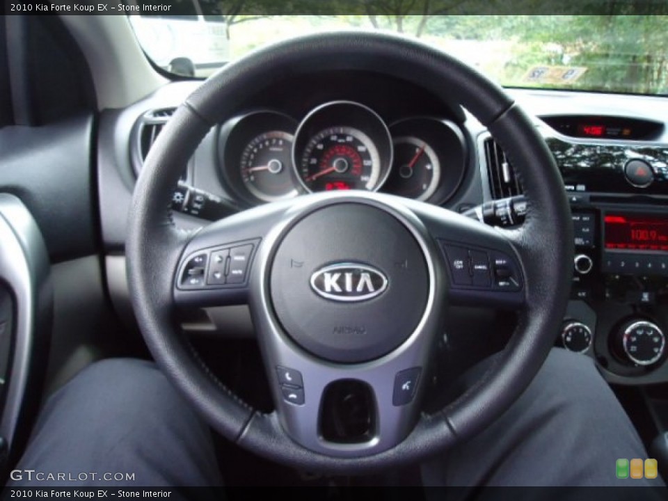 Stone Interior Steering Wheel for the 2010 Kia Forte Koup EX #54834013