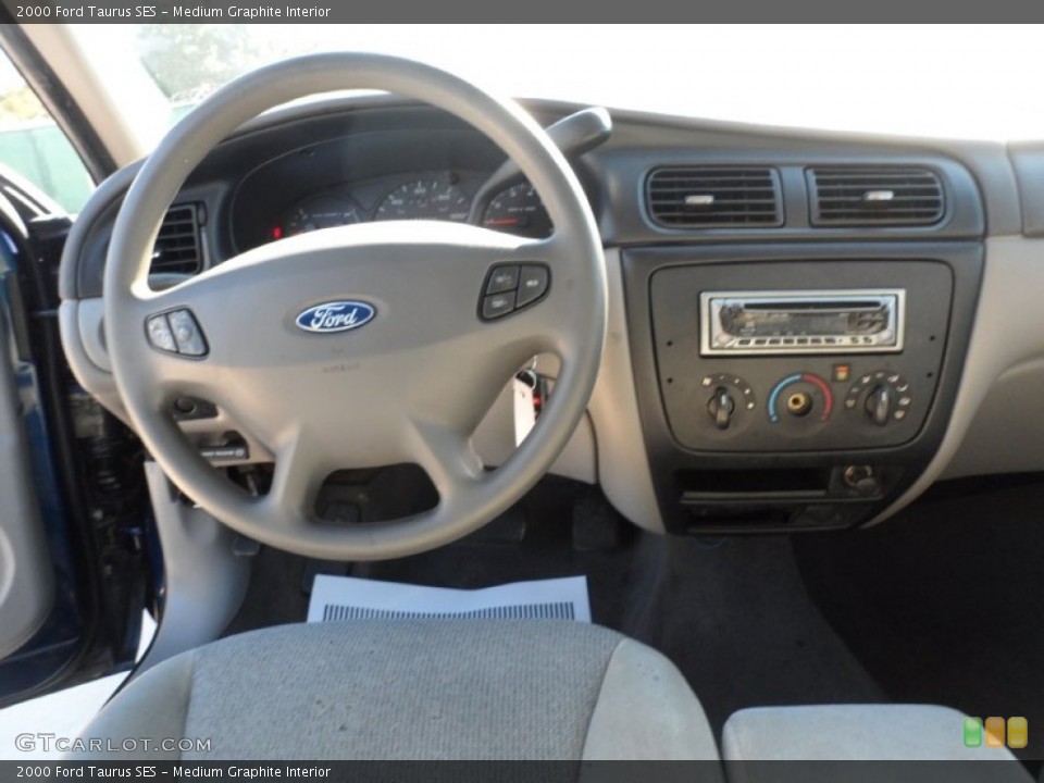 Medium Graphite Interior Dashboard for the 2000 Ford Taurus SES #54834250