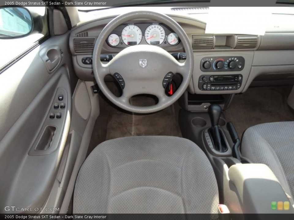 Dark Slate Gray Interior Dashboard for the 2005 Dodge Stratus SXT Sedan #54836278
