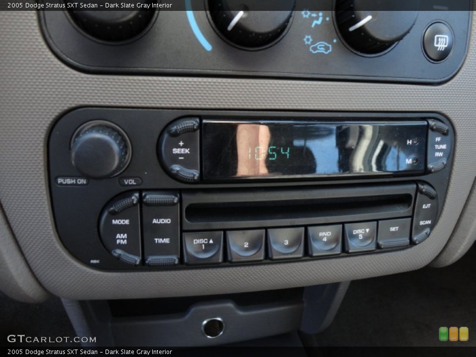 Dark Slate Gray Interior Audio System for the 2005 Dodge Stratus SXT Sedan #54836443