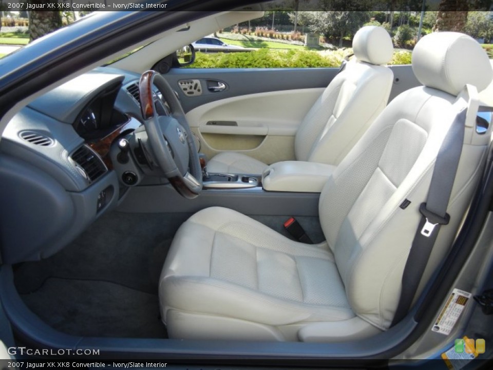 Ivory/Slate Interior Photo for the 2007 Jaguar XK XK8 Convertible #54836603