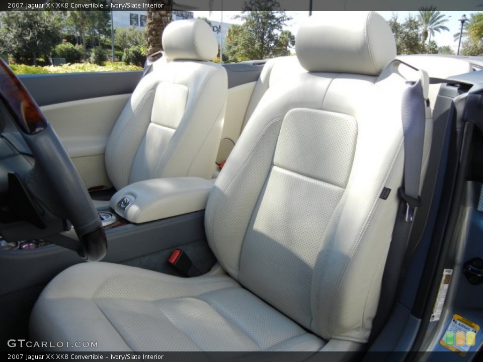 Ivory/Slate Interior Photo for the 2007 Jaguar XK XK8 Convertible #54836612