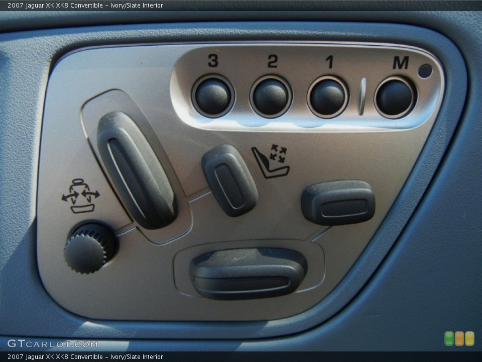 Ivory/Slate Interior Controls for the 2007 Jaguar XK XK8 Convertible #54836620