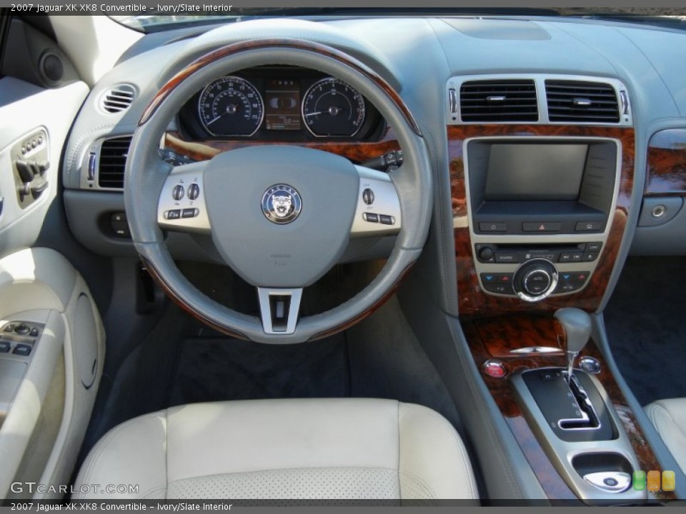 Ivory/Slate Interior Dashboard for the 2007 Jaguar XK XK8 Convertible #54836683