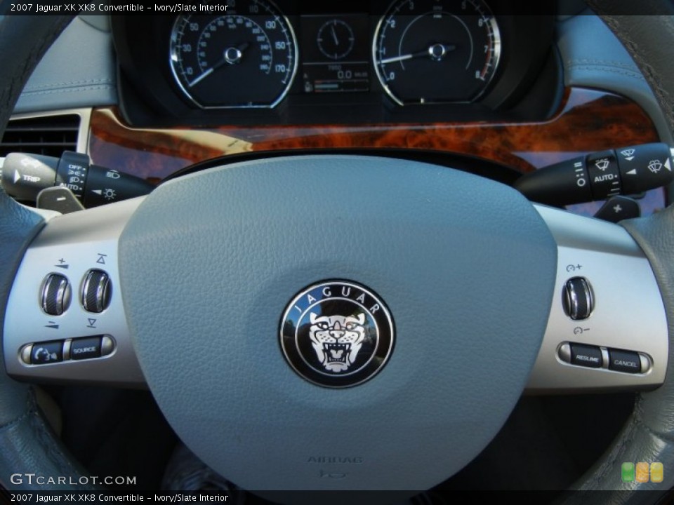 Ivory/Slate Interior Controls for the 2007 Jaguar XK XK8 Convertible #54836746