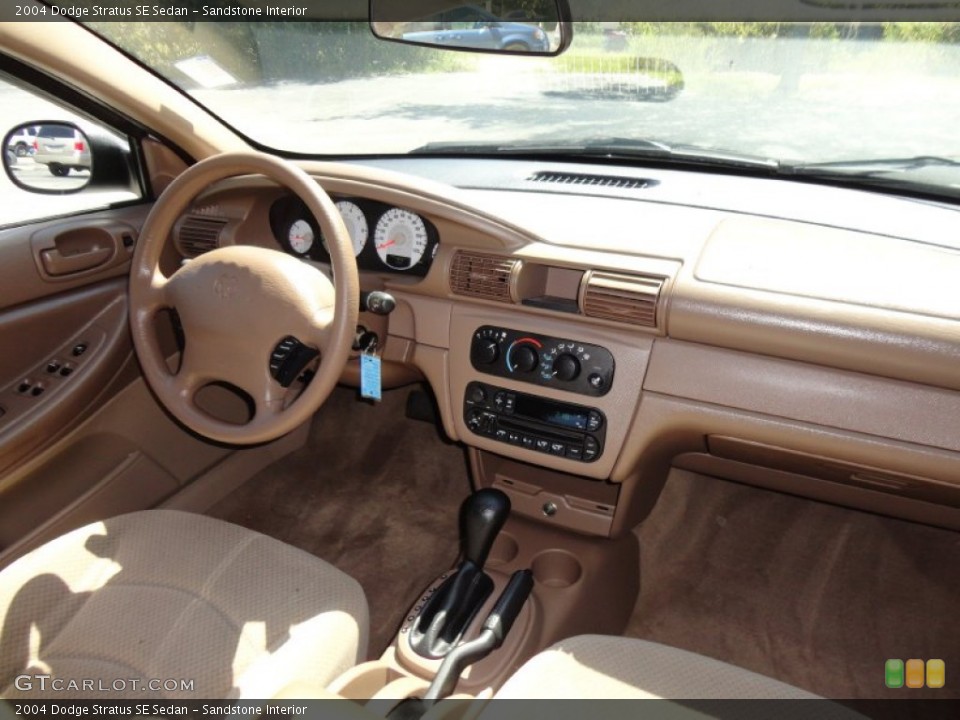 Sandstone Interior Dashboard for the 2004 Dodge Stratus SE Sedan #54836825