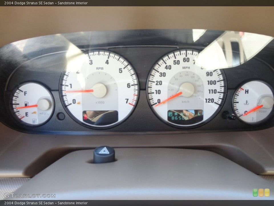 Sandstone Interior Gauges for the 2004 Dodge Stratus SE Sedan #54836932