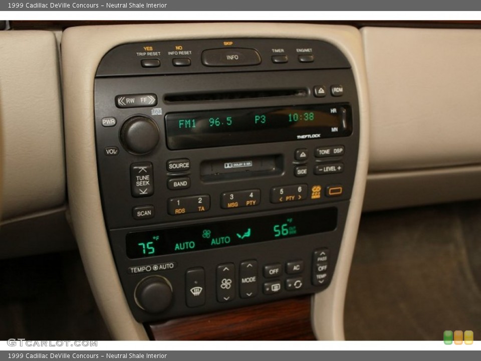 Neutral Shale Interior Audio System for the 1999 Cadillac DeVille Concours #54838114