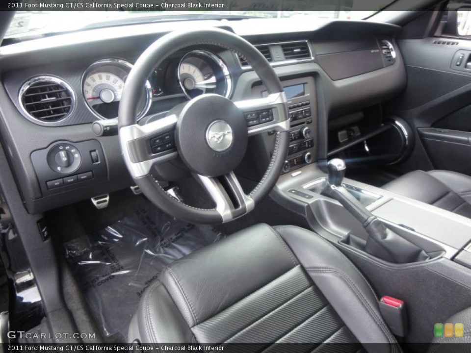 Charcoal Black Interior Prime Interior for the 2011 Ford Mustang GT/CS California Special Coupe #54838912