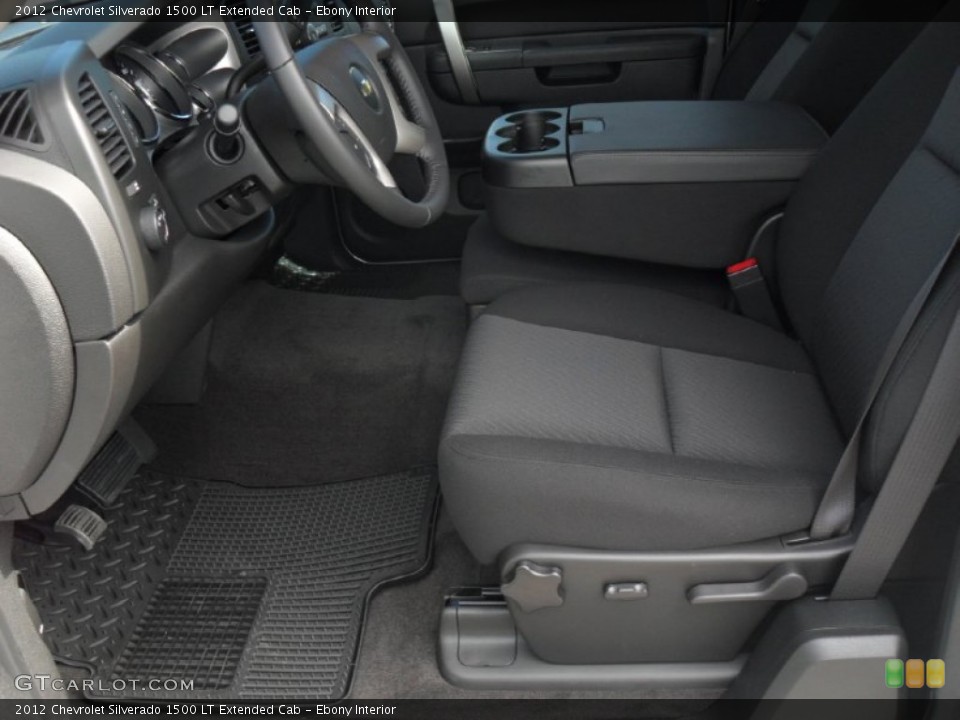 Ebony Interior Photo for the 2012 Chevrolet Silverado 1500 LT Extended Cab #54841147