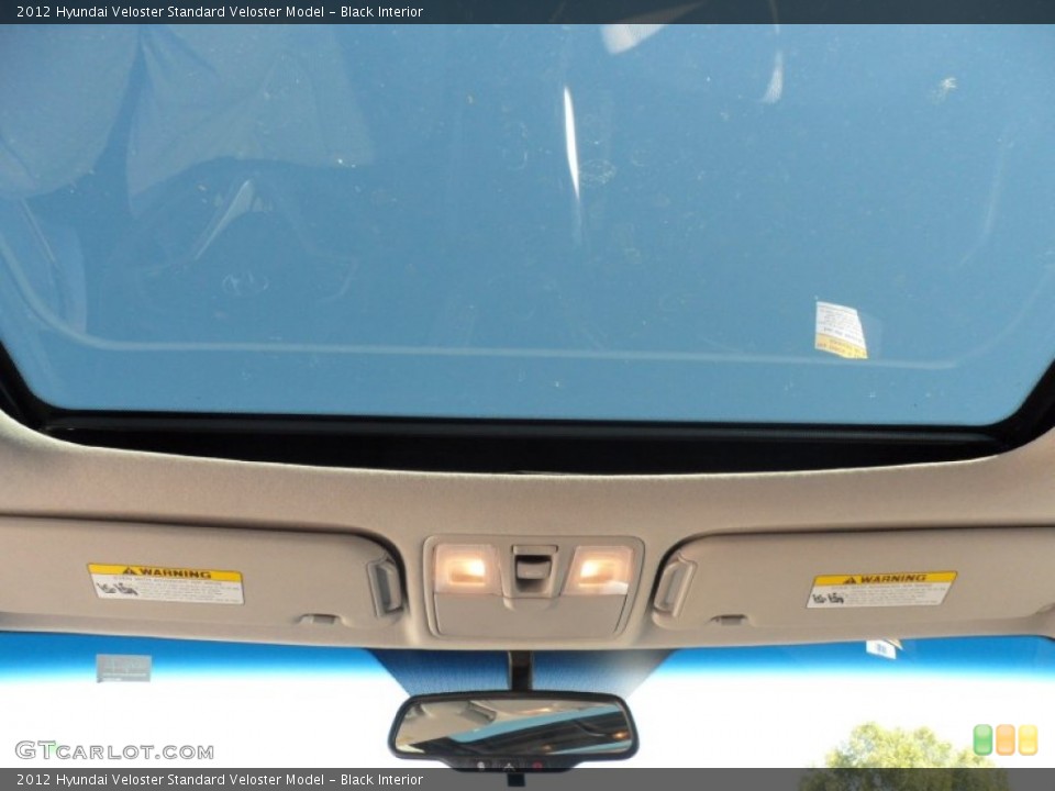Black Interior Sunroof for the 2012 Hyundai Veloster  #54841432