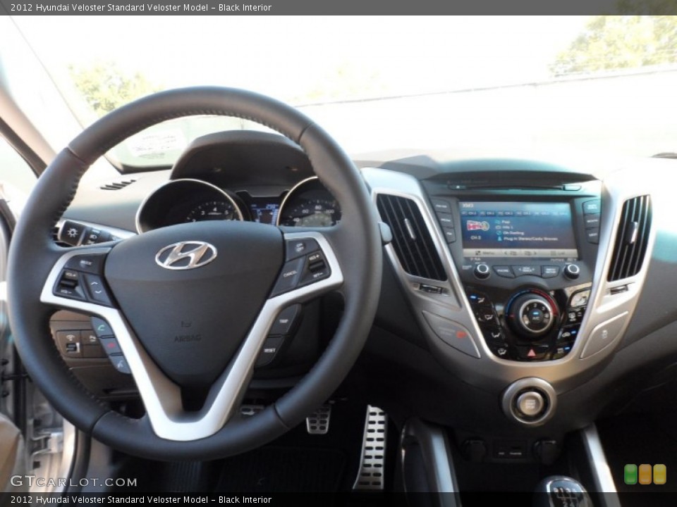 Black Interior Dashboard for the 2012 Hyundai Veloster  #54841441