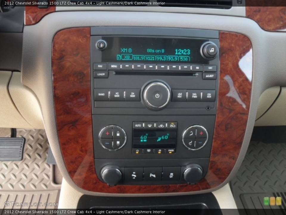 Light Cashmere/Dark Cashmere Interior Audio System for the 2012 Chevrolet Silverado 1500 LTZ Crew Cab 4x4 #54841780