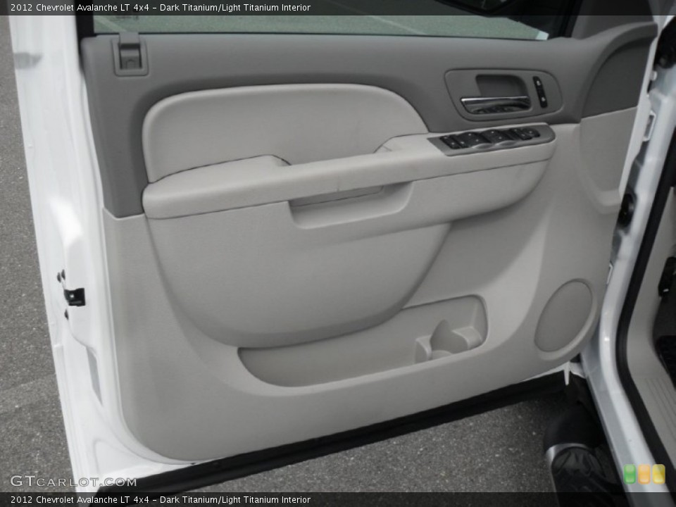 Dark Titanium/Light Titanium Interior Door Panel for the 2012 Chevrolet Avalanche LT 4x4 #54841980