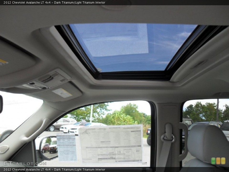 Dark Titanium/Light Titanium Interior Sunroof for the 2012 Chevrolet Avalanche LT 4x4 #54841996