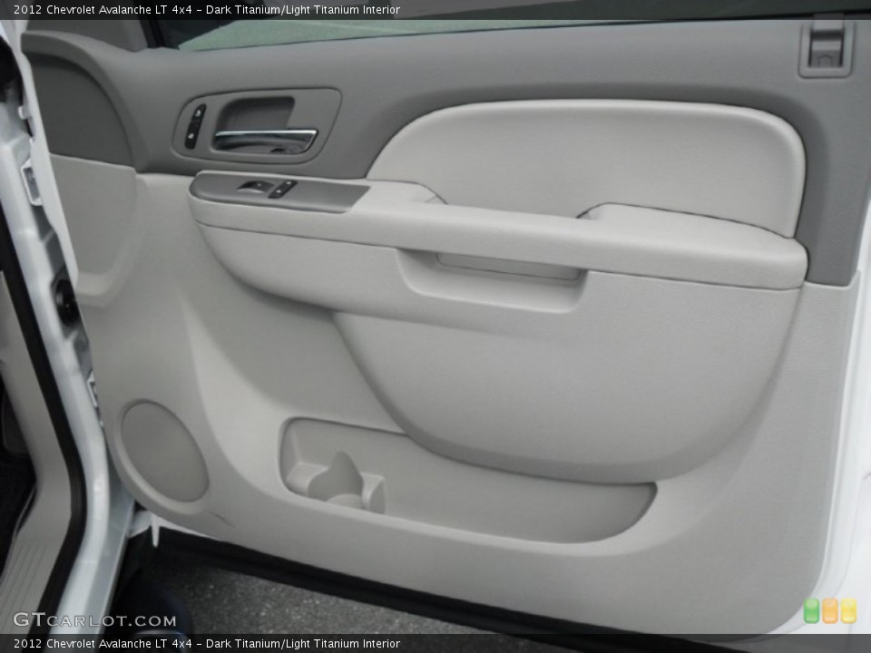 Dark Titanium/Light Titanium Interior Door Panel for the 2012 Chevrolet Avalanche LT 4x4 #54842107
