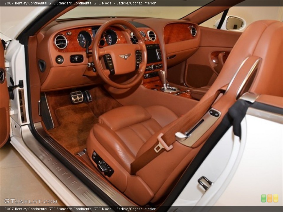 Saddle/Cognac Interior Photo for the 2007 Bentley Continental GTC  #54842242