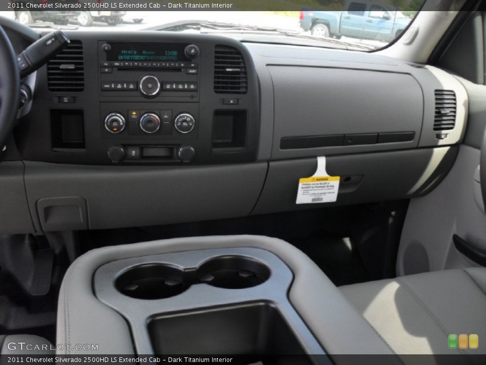 Dark Titanium Interior Dashboard for the 2011 Chevrolet Silverado 2500HD LS Extended Cab #54842455