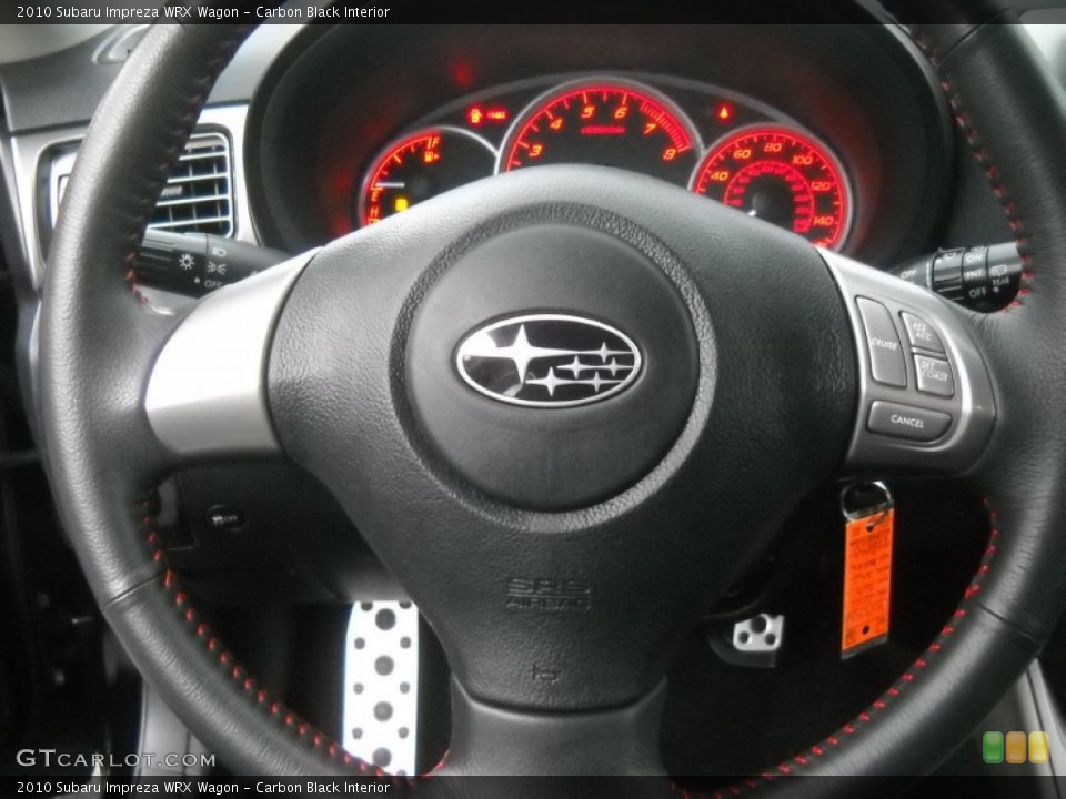 Carbon Black Interior Steering Wheel for the 2010 Subaru Impreza WRX Wagon #54844069