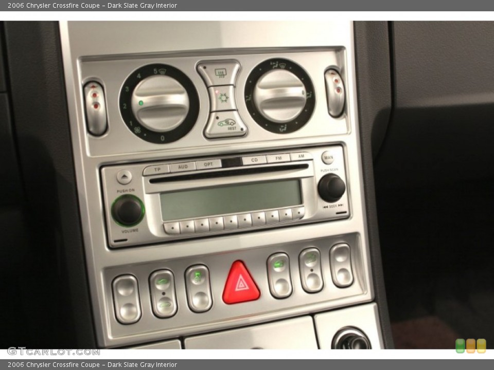 Dark Slate Gray Interior Controls for the 2006 Chrysler Crossfire Coupe #54844219