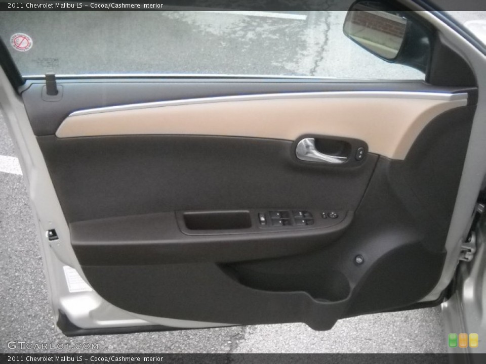 Cocoa/Cashmere Interior Door Panel for the 2011 Chevrolet Malibu LS #54844369