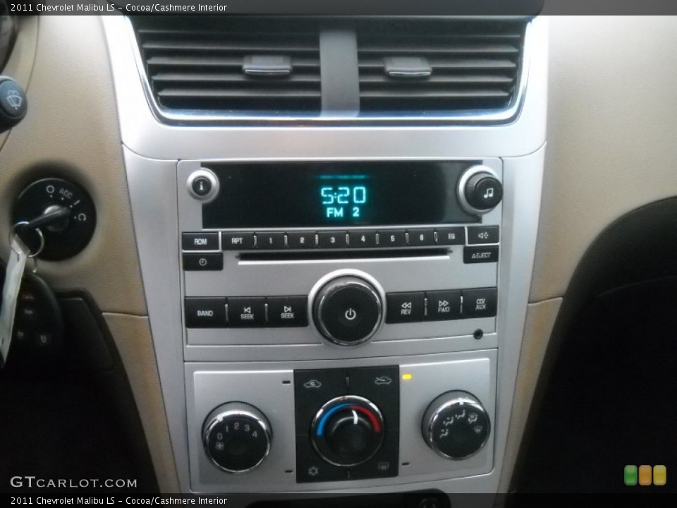 Cocoa/Cashmere Interior Audio System for the 2011 Chevrolet Malibu LS #54844423