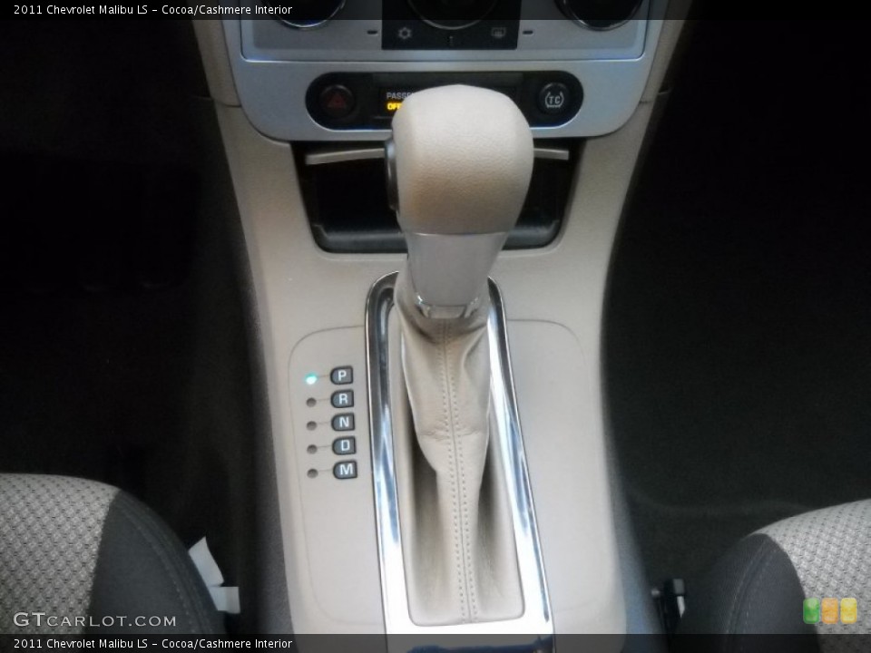 Cocoa/Cashmere Interior Transmission for the 2011 Chevrolet Malibu LS #54844429